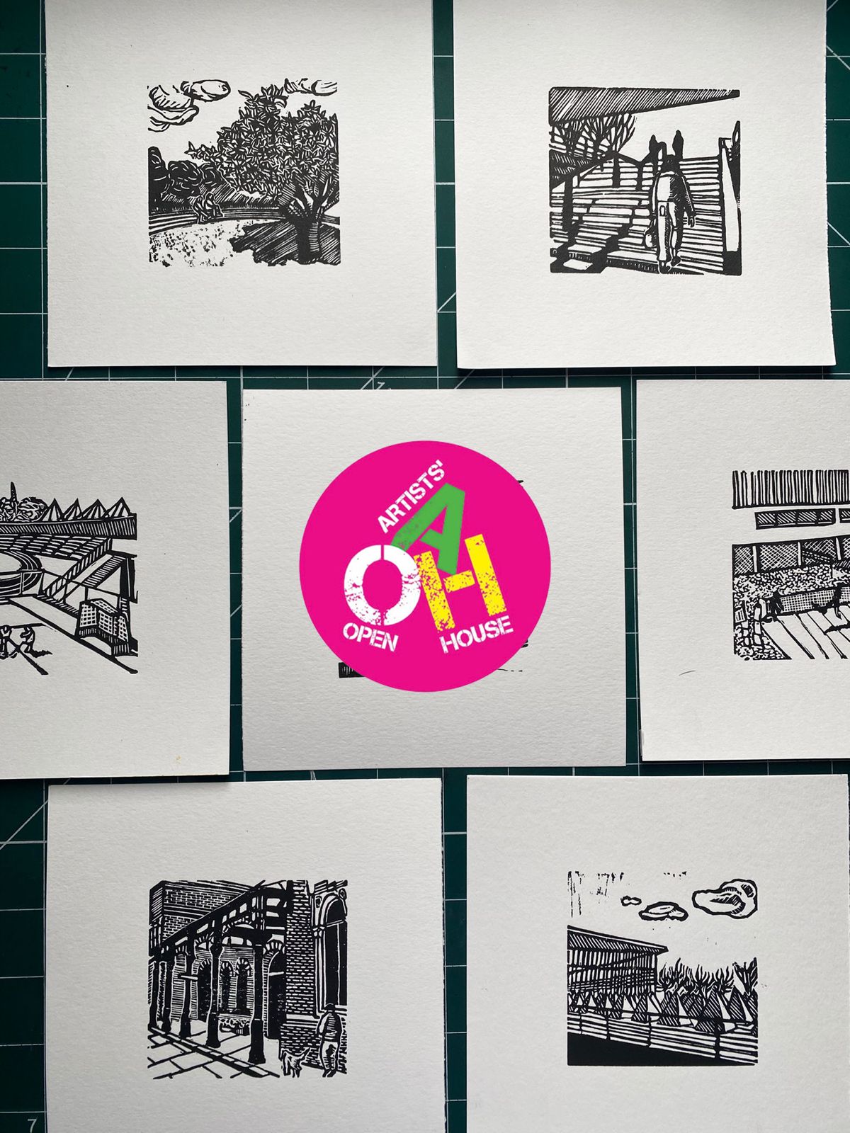 Laurence Moreton Burt, Block By Block Prints, Crystal Palace artist open house