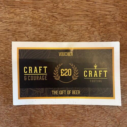 Craft and Courage  £20 Gift Voucher